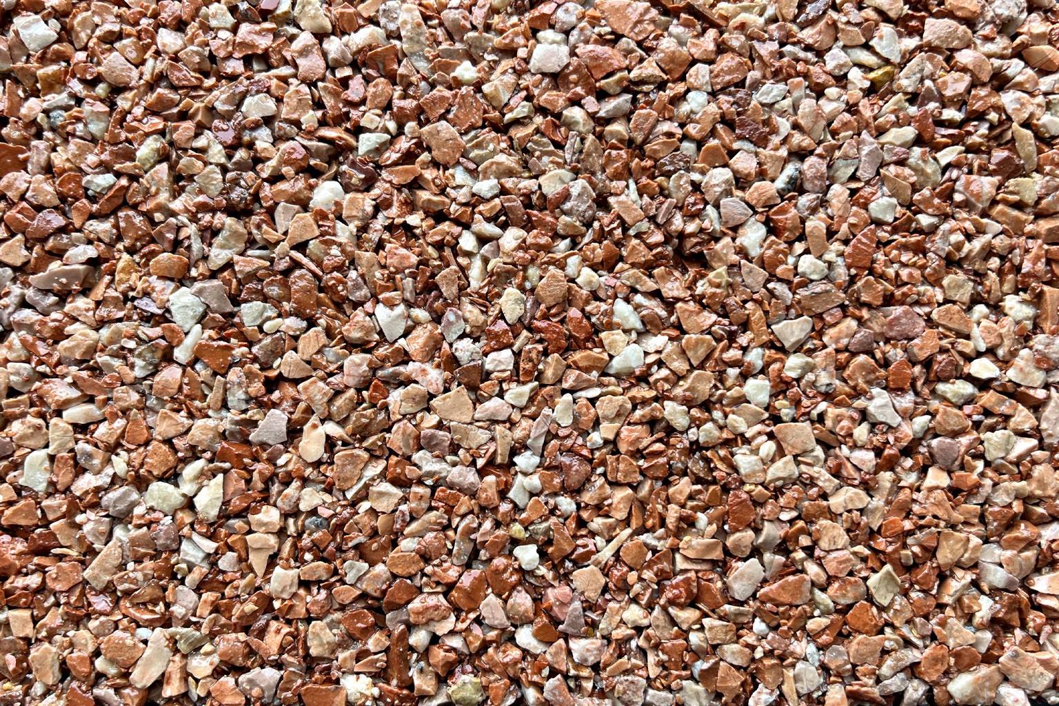 Cano Cristales natural stone aggregate sample